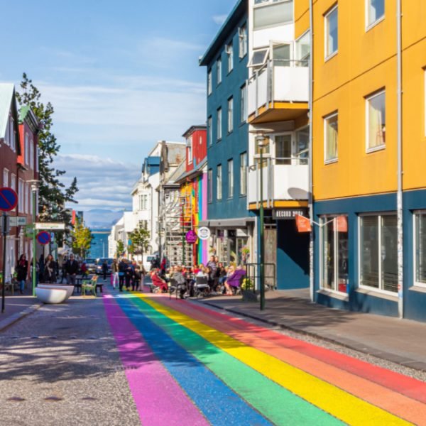 Gekleurde huizen reykjavik